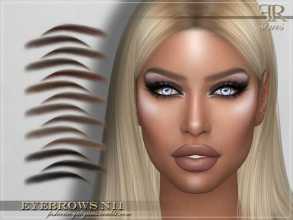 The Sims Resource: Eyebrows N11 by FashionRoyaltySims
