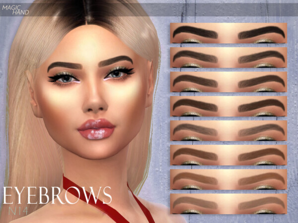 The Sims Resource: Eyebrows N14 by MagicHand