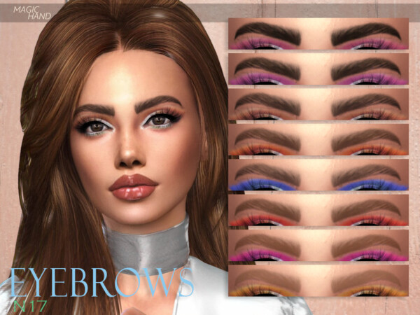 The Sims Resource: Eyebrows N17 by MagicHand