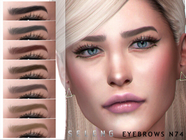 The Sims Resource: Eyebrows N74 by Seleng