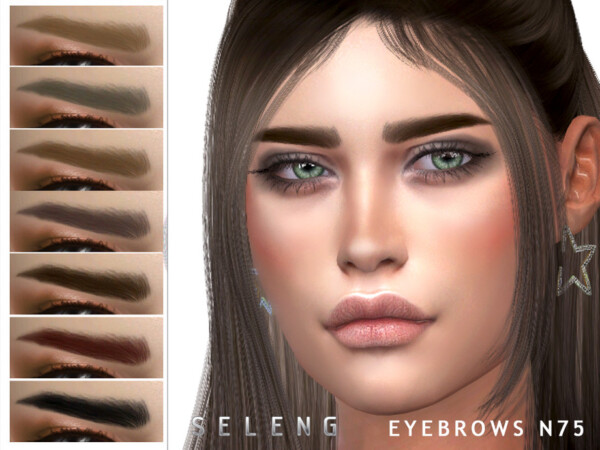 The Sims Resource: Eyebrows N75 by Seleng