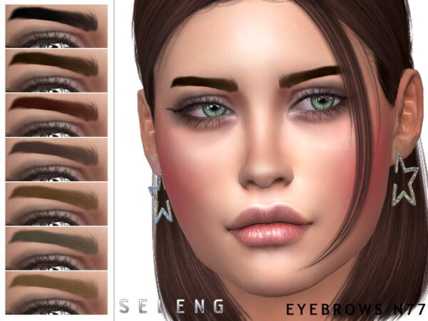 The Sims Resource: Eyebrows N77 by Seleng