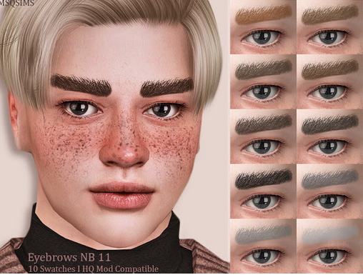 MSQ Sims: Eyebrows nb11