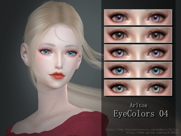 The Sims Resource: Eyecolors 04 by Arltos