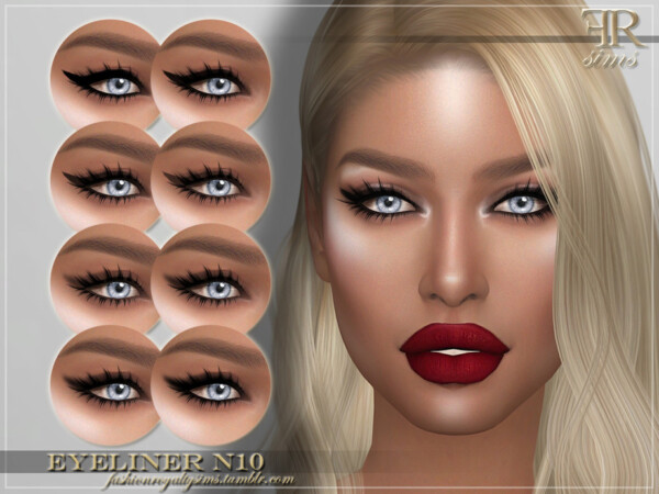 The Sims Resource: Eyeliner N10 by FashionRoyaltySims