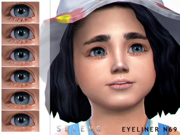 The Sims Resource: Eyeliner N69 by Seleng