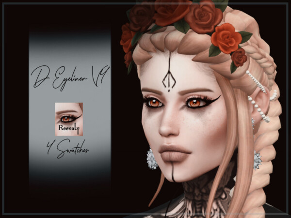 The Sims Resource: Eyeliner V4 by Reevaly