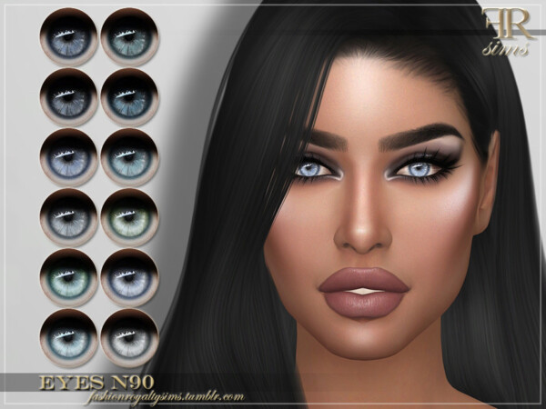 The Sims Resource: Eyes N90 by FashionRoyaltySims