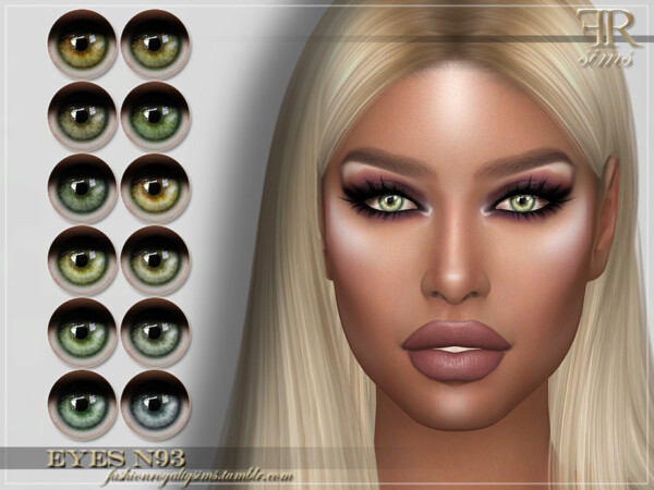 The Sims Resource: Eyes N93 by FashionRoyaltySims