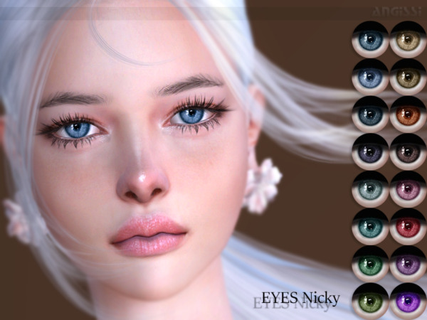 The Sims Resource: Eyes Nicky by ANGISSI