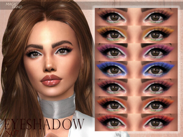 The Sims Resource: Eyeshadow N07 by MagicHand