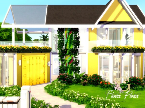 The Sims Resource: Flower Power House by GenkaiHaretsu