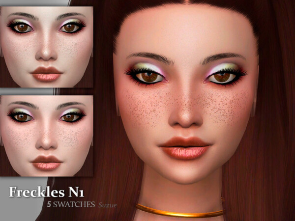 The Sims Resource: Freckles N1 by Suzue