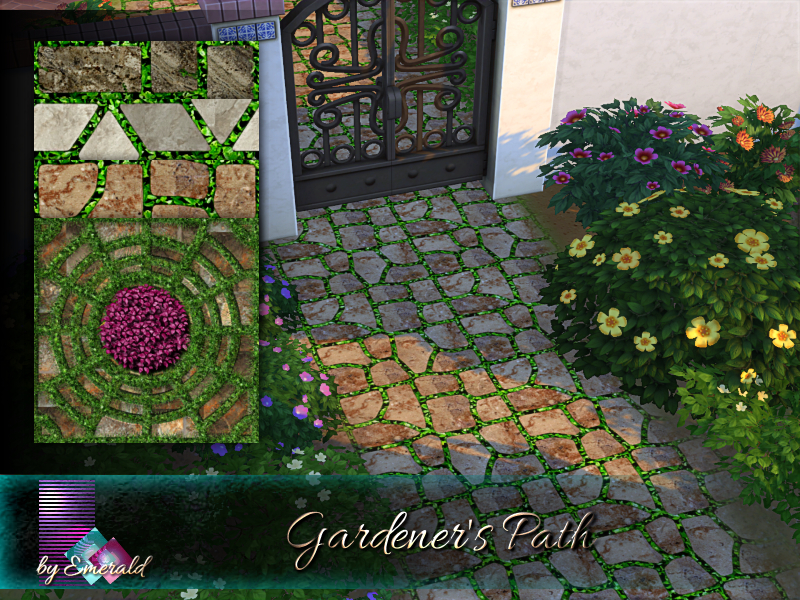 The Sims Resource Gardener's Path by emerald • Sims 4 Downloads