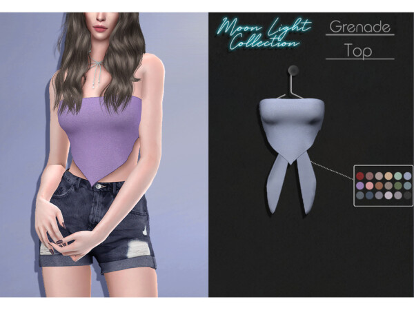 The Sims Resource: Grenade Top by Lisaminicatsims