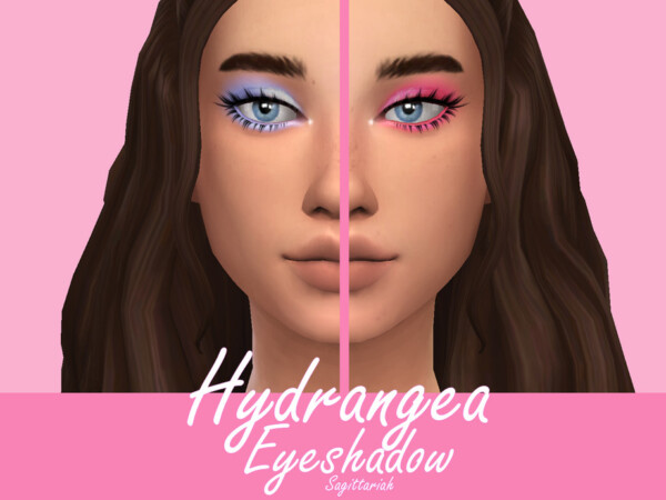 The Sims Resource: Hydrangea Eyeshadow by Sagittariah