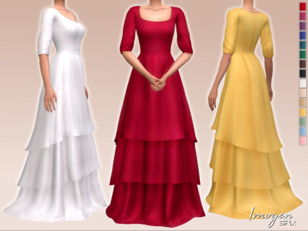 The Sims Resource: Imogen Dress by Sifix