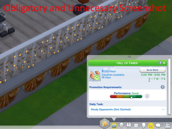 Mod The Sims: Increased Fame from Working Non Actor jobs by wildride