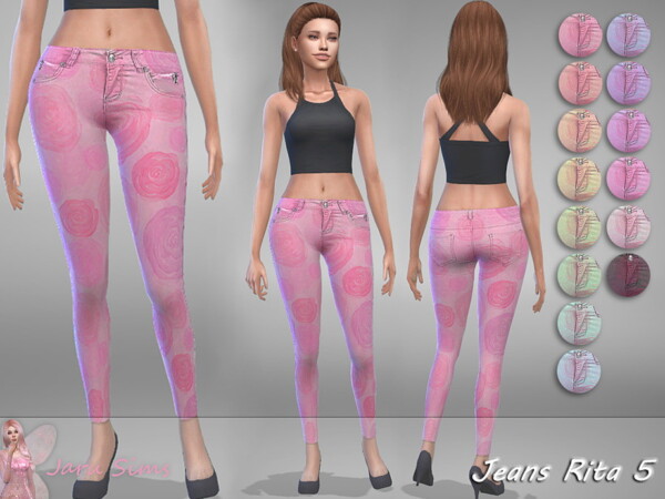 The Sims Resource: Jeans Rita 5 by Jaru Sims
