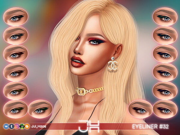 The Sims Resource: Eyeliner 31 by Jul Haos