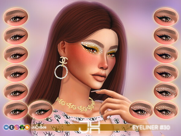 The Sims Resource: Eyeliner 30 by Jul Haos