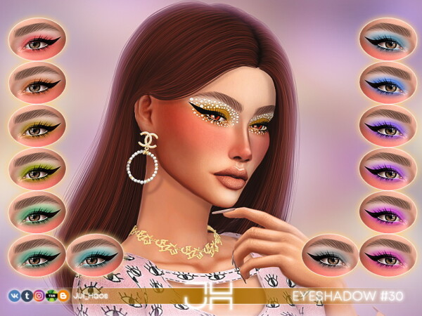 The Sims Resource: Eyeshadow 30 by Jul Haos