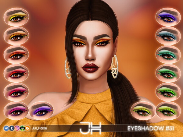 The Sims Resource: Eyeshadow 31 by Jul Haos