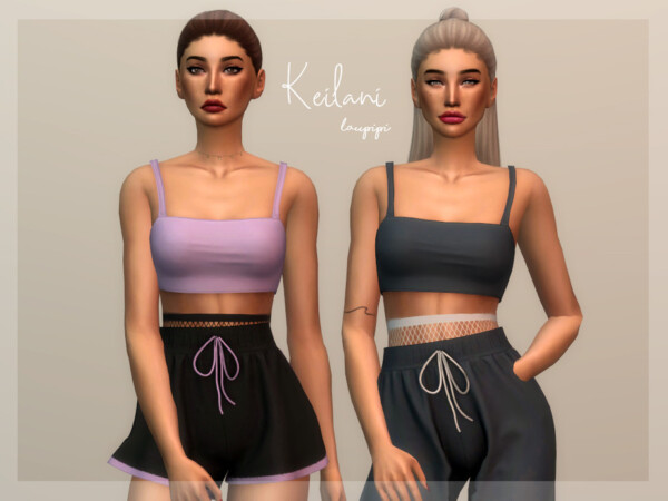 The Sims Resource: Keilani Top by laupipi