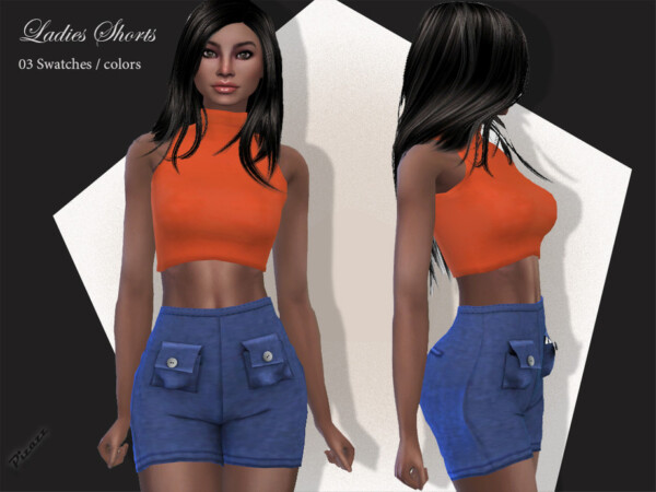 The Sims Resource: Ladies Shorts by pizazz