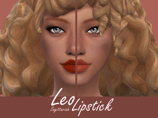The Sims Resource: Leo Lipstick by Sagittariah