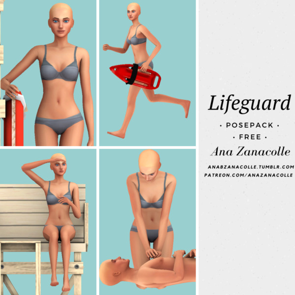 Ana Zanacolle: Lifeguard posepack
