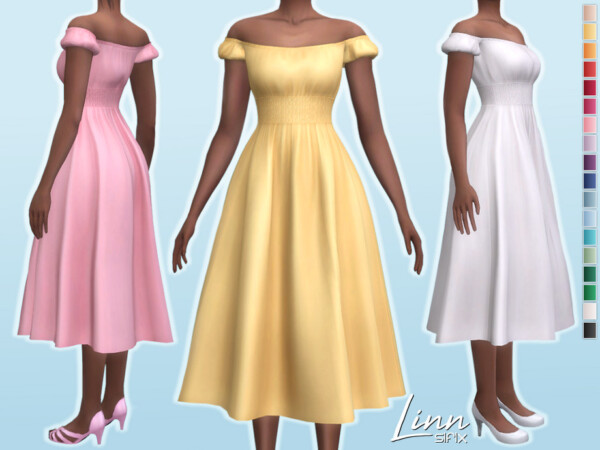 The Sims Resource: Linn Dress by Sifix
