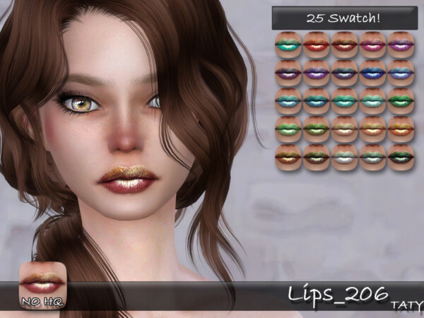 The Sims Resource: Lips 206 by Taty