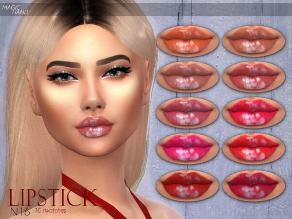 The Sims Resource: Lipstick N16 by MagicHand
