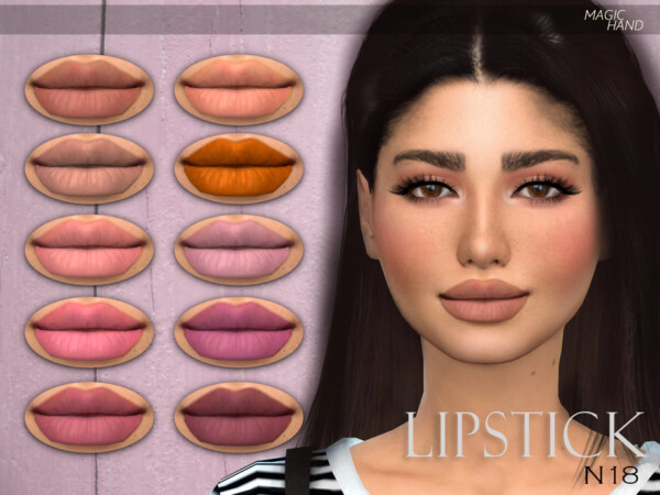 The Sims Resource: Lipstick N18 by MagicHand