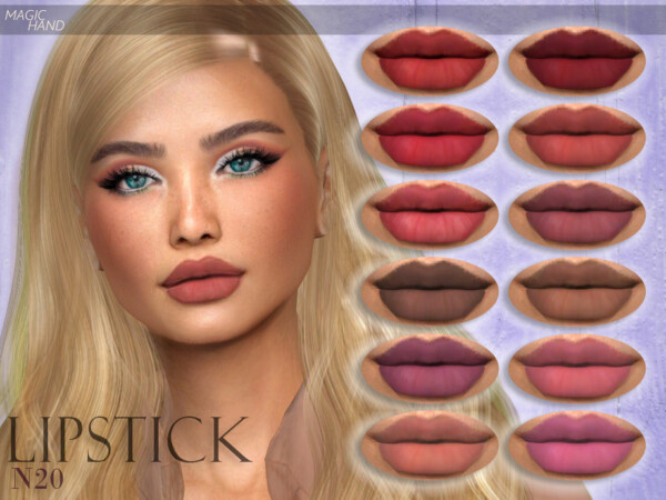 The Sims Resource: Lipstick N20 by MagicHand