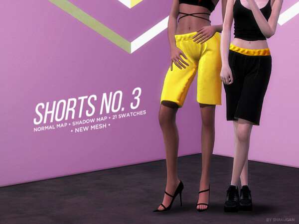 The Sims Resource: Long shorts by Alexa Catt