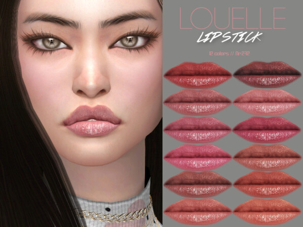 The Sims Resource: Louelle Lipstick N.272 by IzzieMcFire