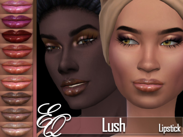 The Sims Resource: Lush Lipstick by EvilQuinzel