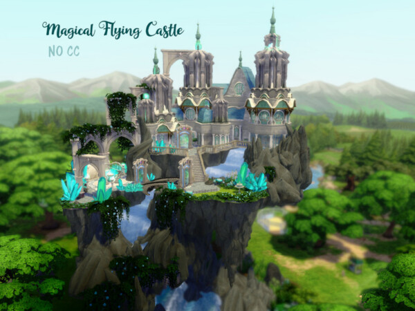 Magical Flying Castle by VirtualFairytales from TSR