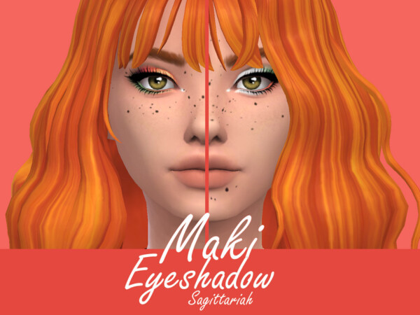 The Sims Resource: Maki Eyeshadow by Sagittariah