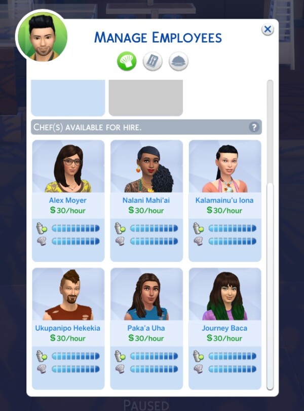 Maxed Skills Restaurant, Retail, Vet by spgm69 from Mod The Sims
