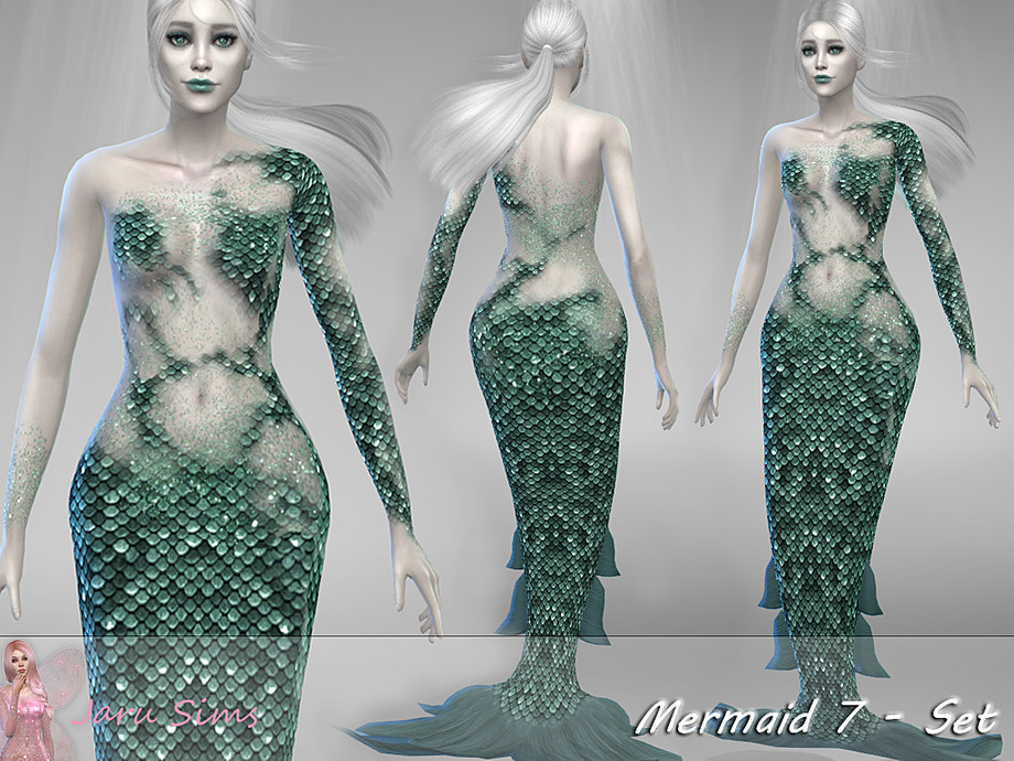 Sims 4 CC Clothing: Mermaid 7 Set by Jaru Sims from The Sims Resource &...
