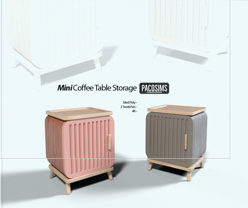 Paco Sims: Mini Coffee Table Storage
