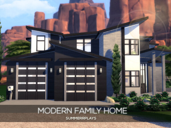 The Sims Resource: Modern Family Home by Summerr Plays