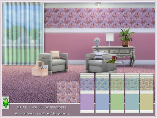 The Sims Resource: Mums Walls by marcorse
