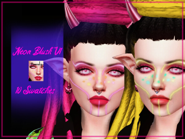 The Sims Resource: Neon Blush V1 by Reevaly