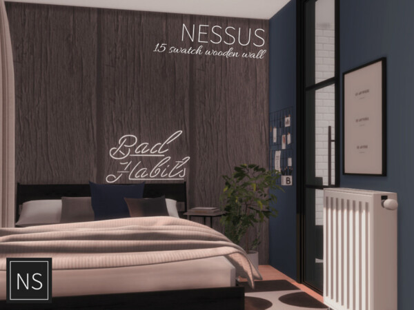 The Sims Resource: Nessus Wooden Walls by Networksims