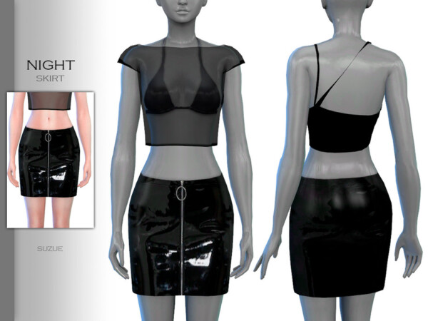 The Sims Resource: Night Skirt by Suzue