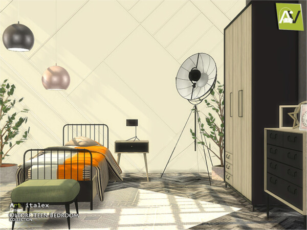 The Sims Resource: Oltorf Teen Bedroom by ArtVitalex